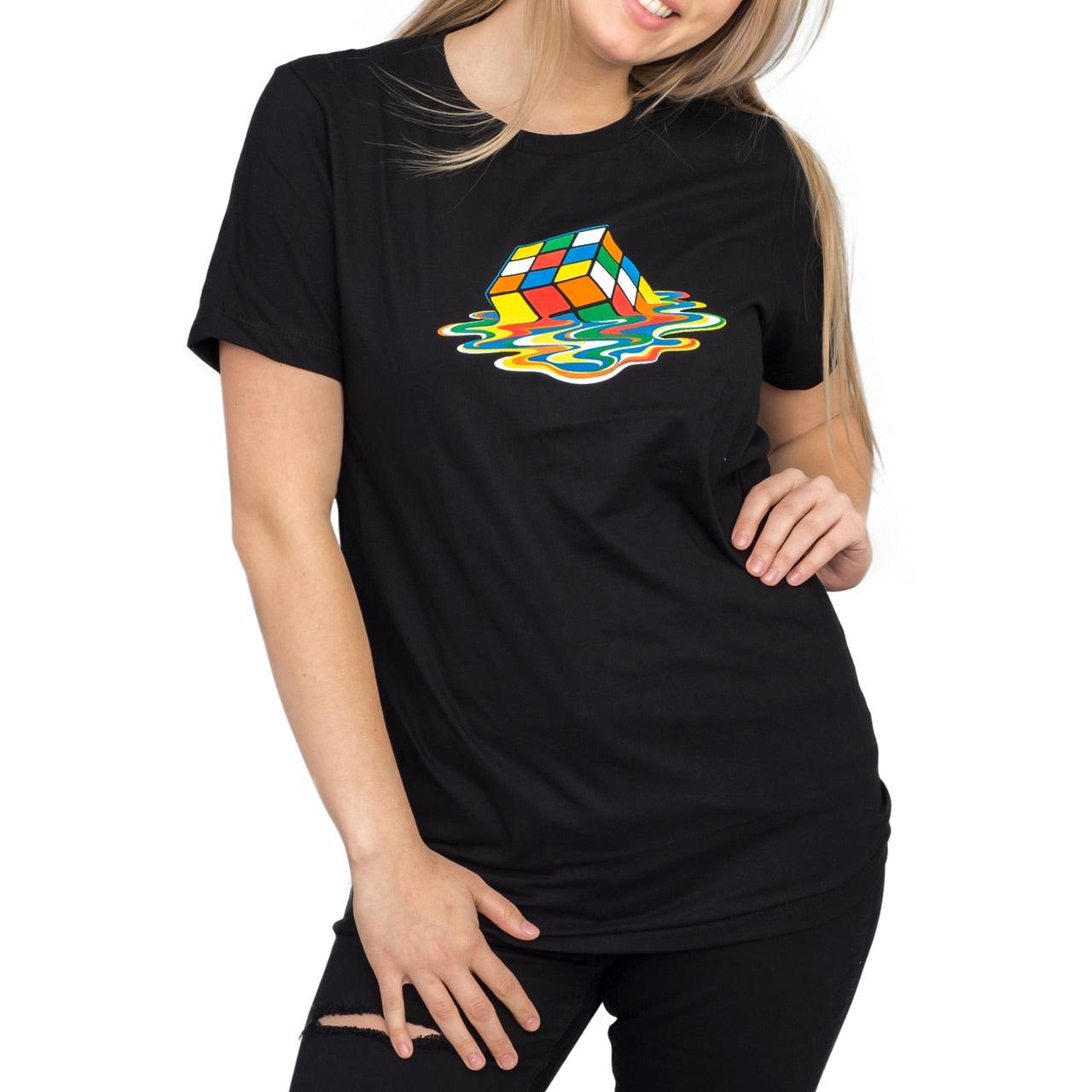Rubik's Cube Melting Sheldon Cooper T Shirt