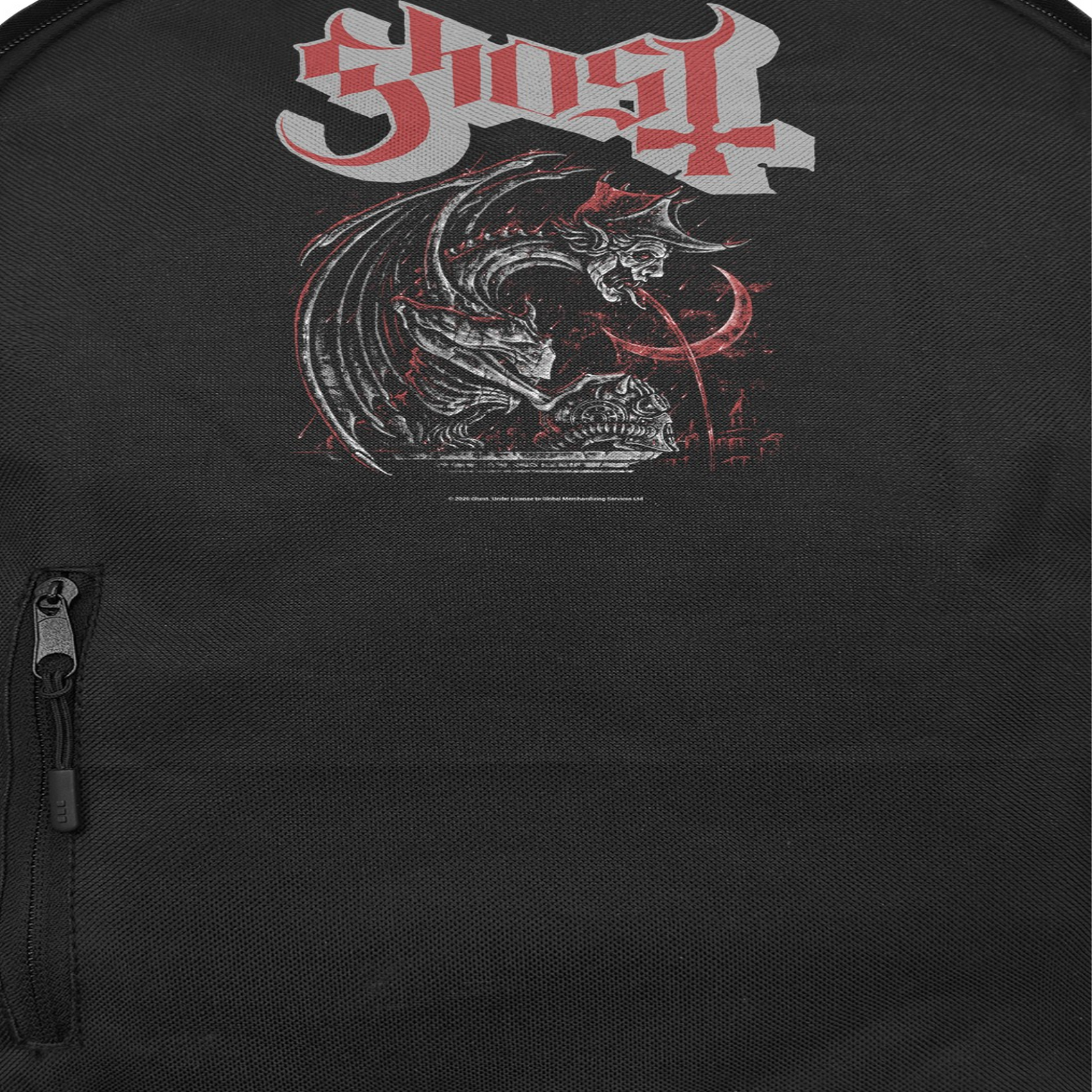 Ghost Devil Backpack Bag Black