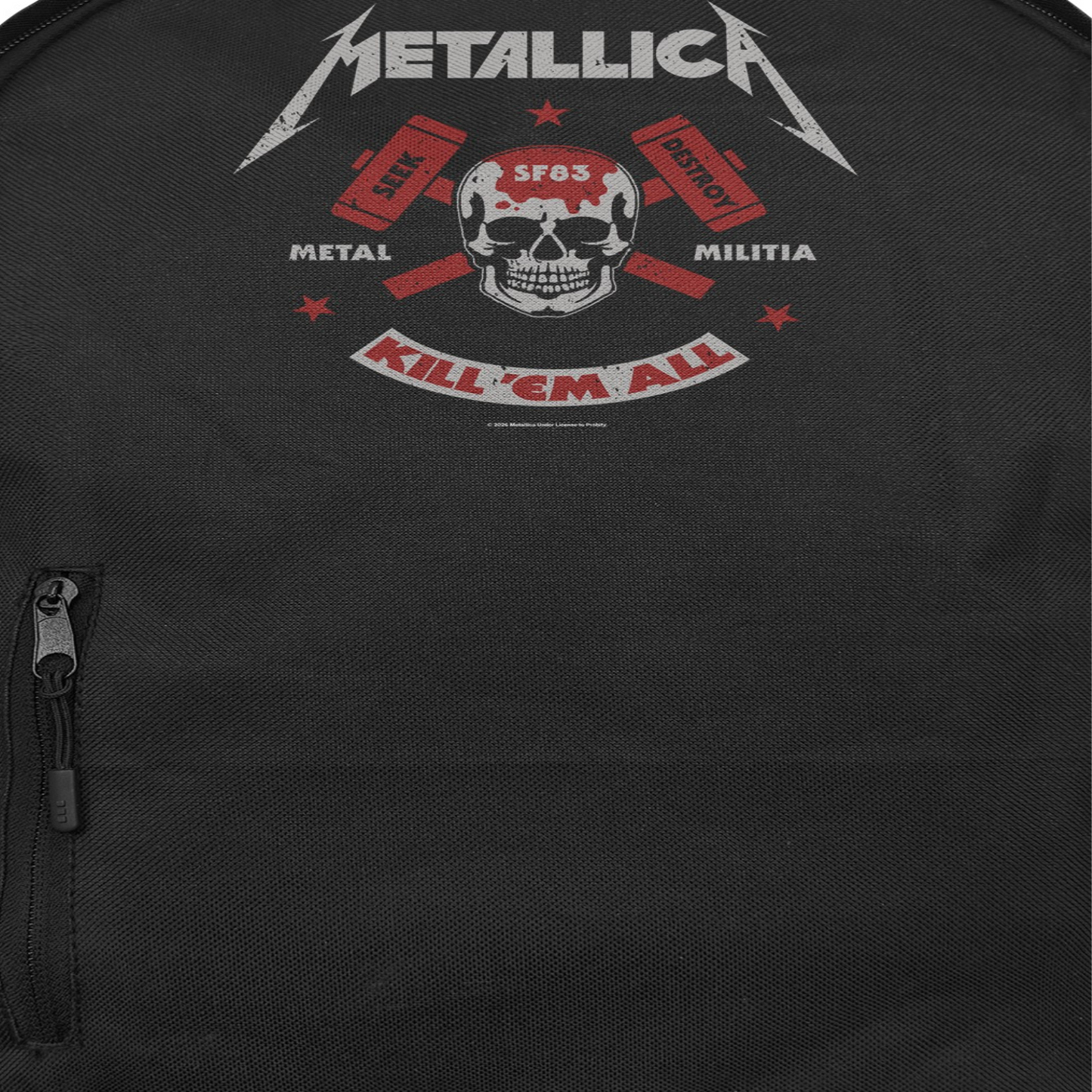 Metallica Kill Em All Backpack Bag Black