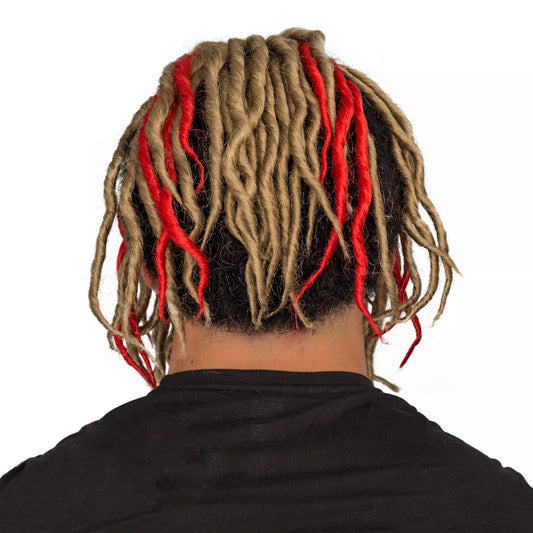 Adult Rasta Colorful Dreadlocks Halloween Cosplay Costume Wig