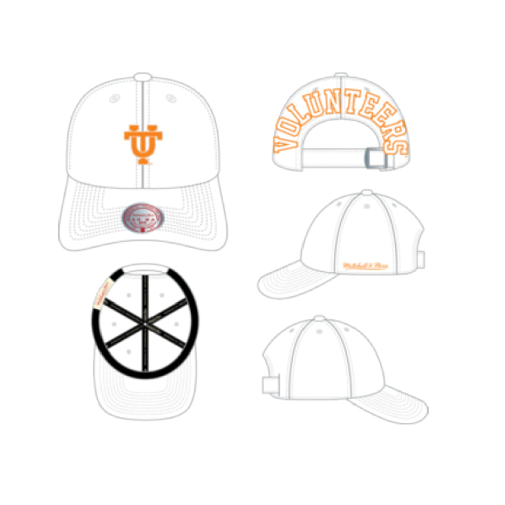 Tennessee Volunteers - NCAA Black Burst Strapback Hat
