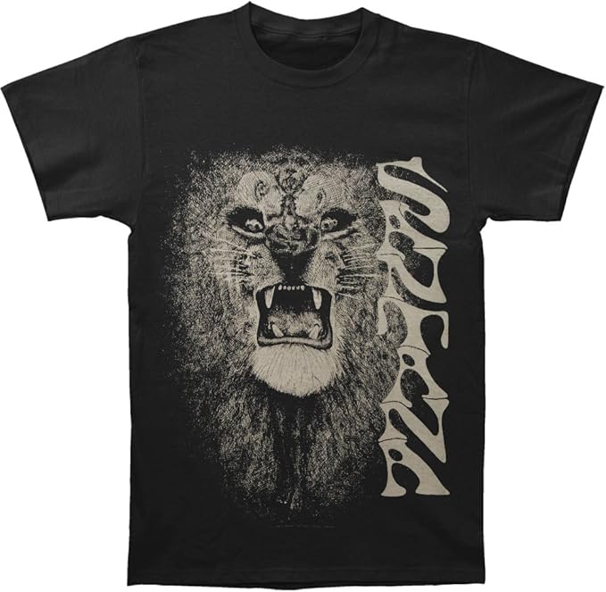 Santana Lion Album Mens T Shirt Black