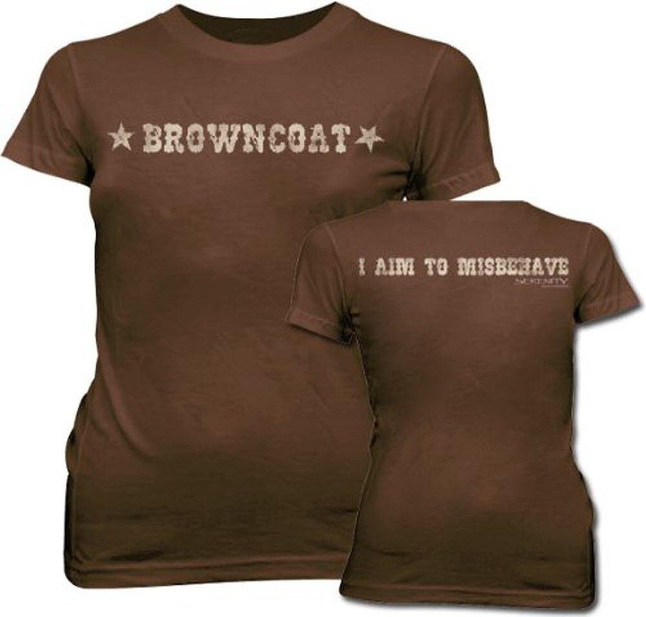 Serenity Browncoat Aim to Misbehave T Shirt