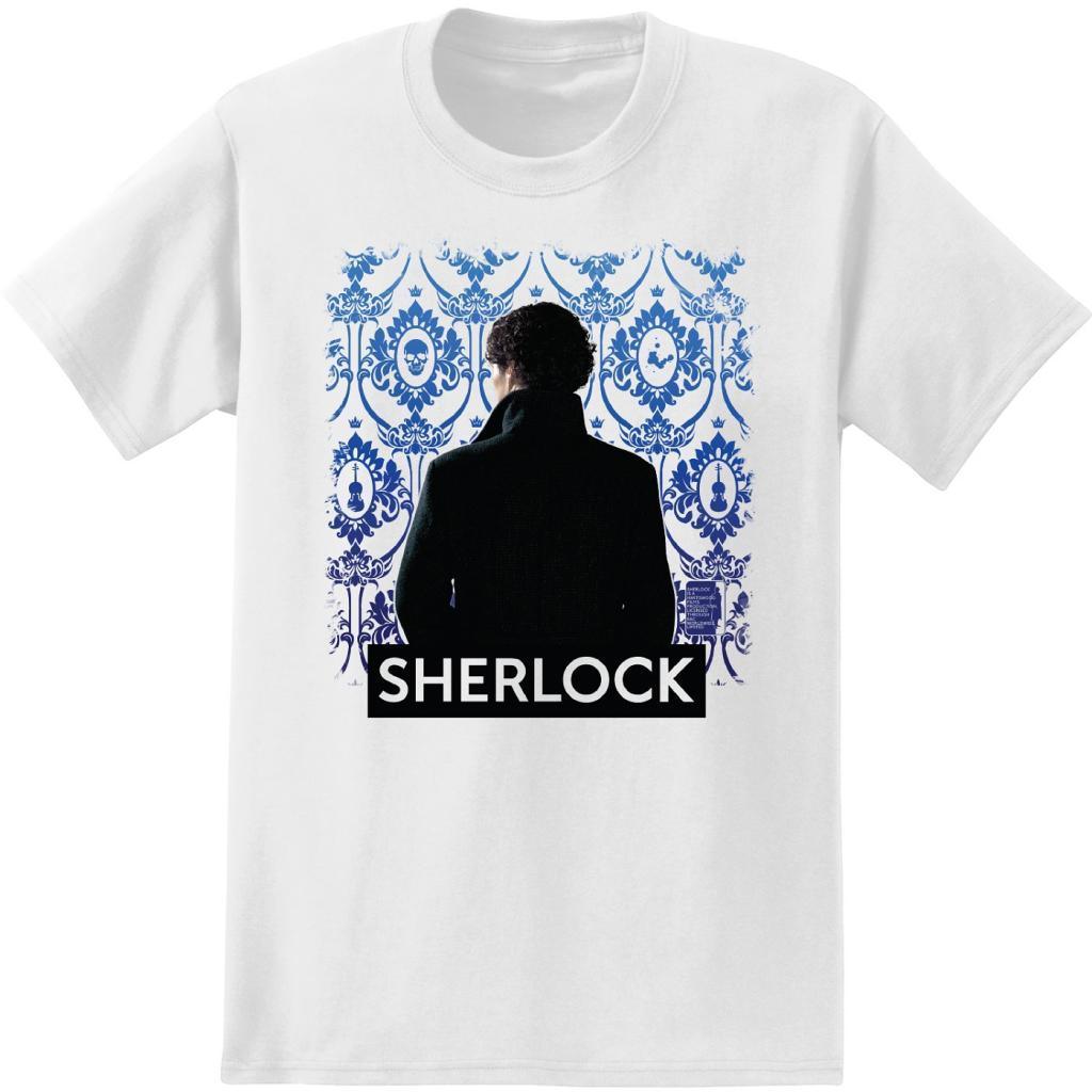 Sherlock Holmes Wallpaper Background T Shirt