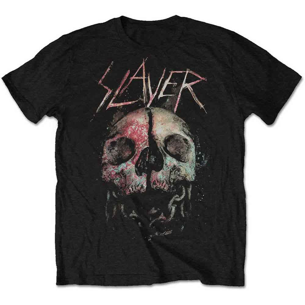 SLAYER Cleaved Skull Mens T Shirt