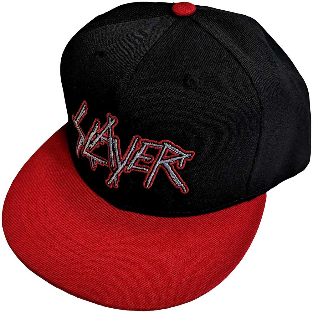 SLAYER Dripping Logo Outline Hat Red,Black