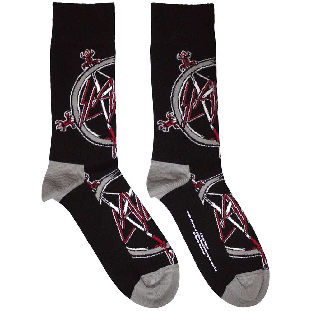 SLAYER Pentagram Socks Black