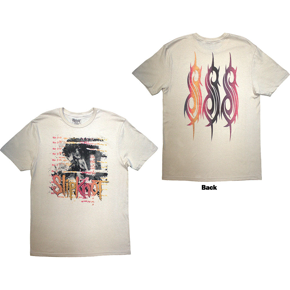 Slipknot 25th Anniversary Inlay Mens T Shirt