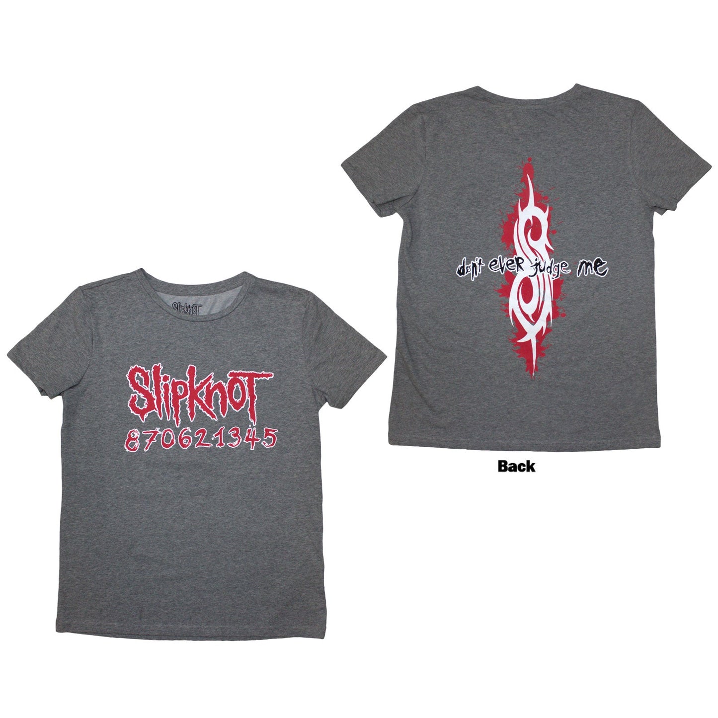 Slipknot Don't Ever Judge Me Womens T Shirt