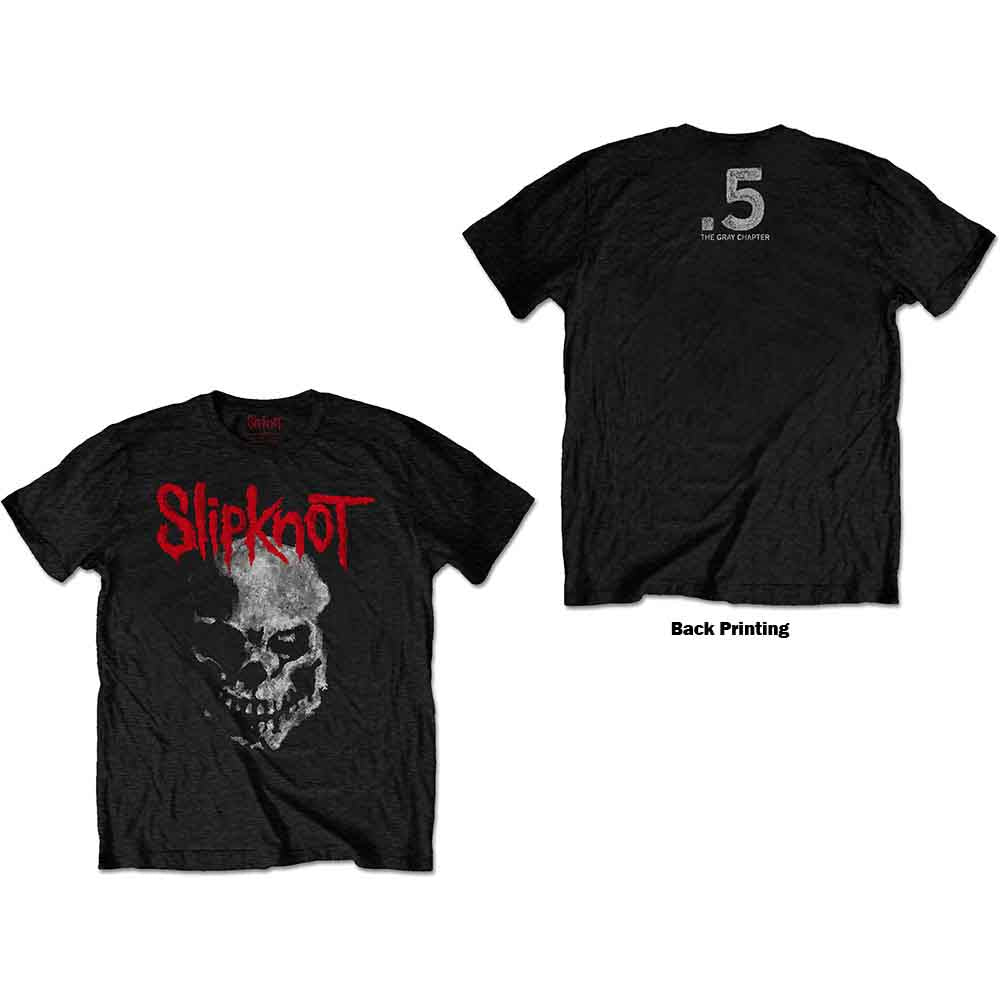 Slipknot Gray Chapter Skull Mens T Shirt