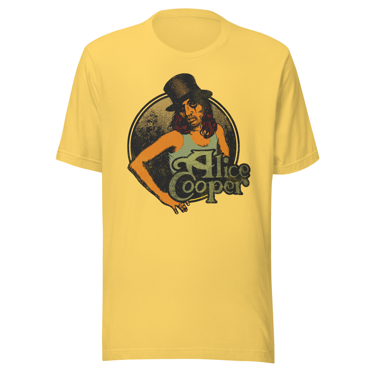 Alice Cooper Showtime 1976 Vintage Mens T Shirt