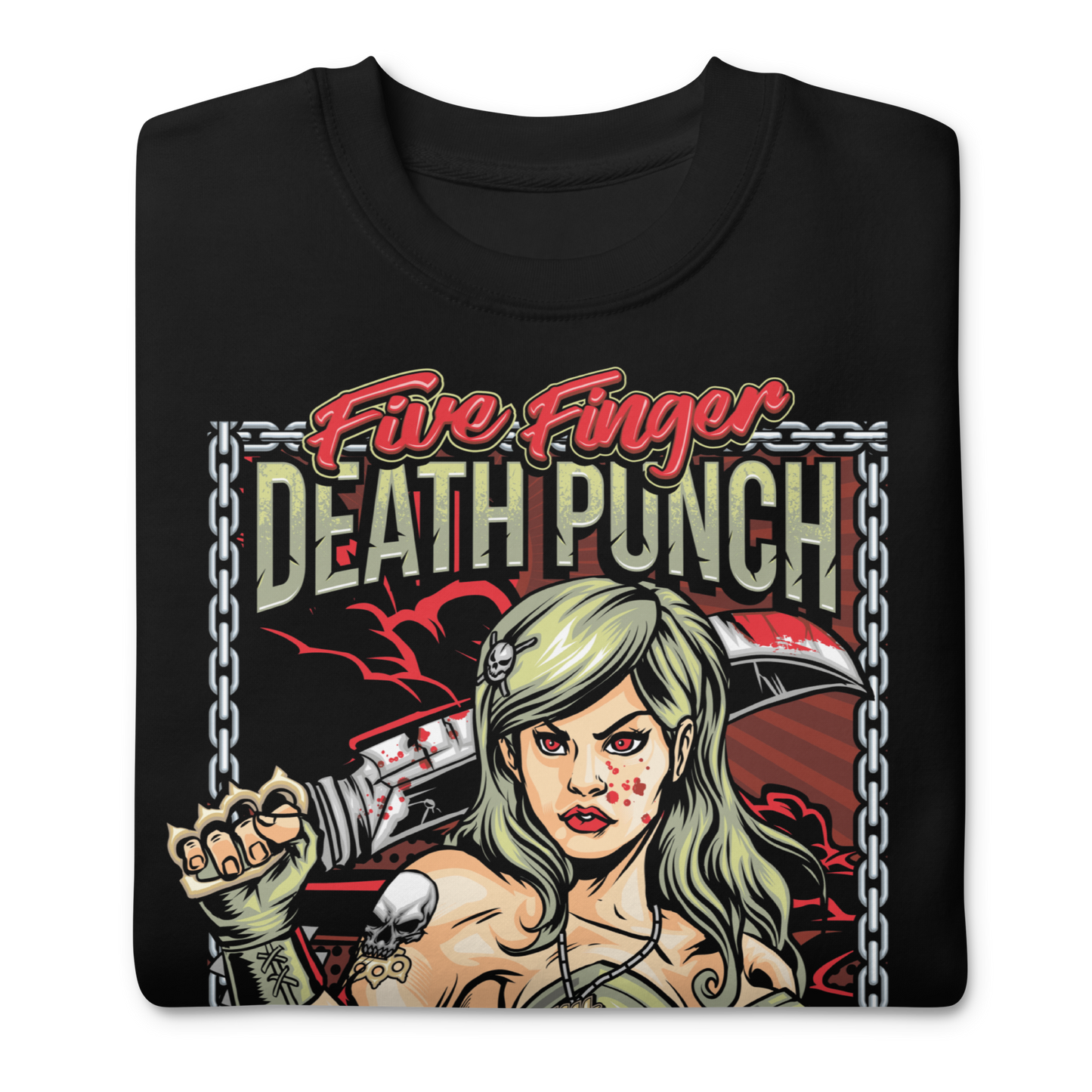 Five Finger Death Punch Machete Sweatshirt