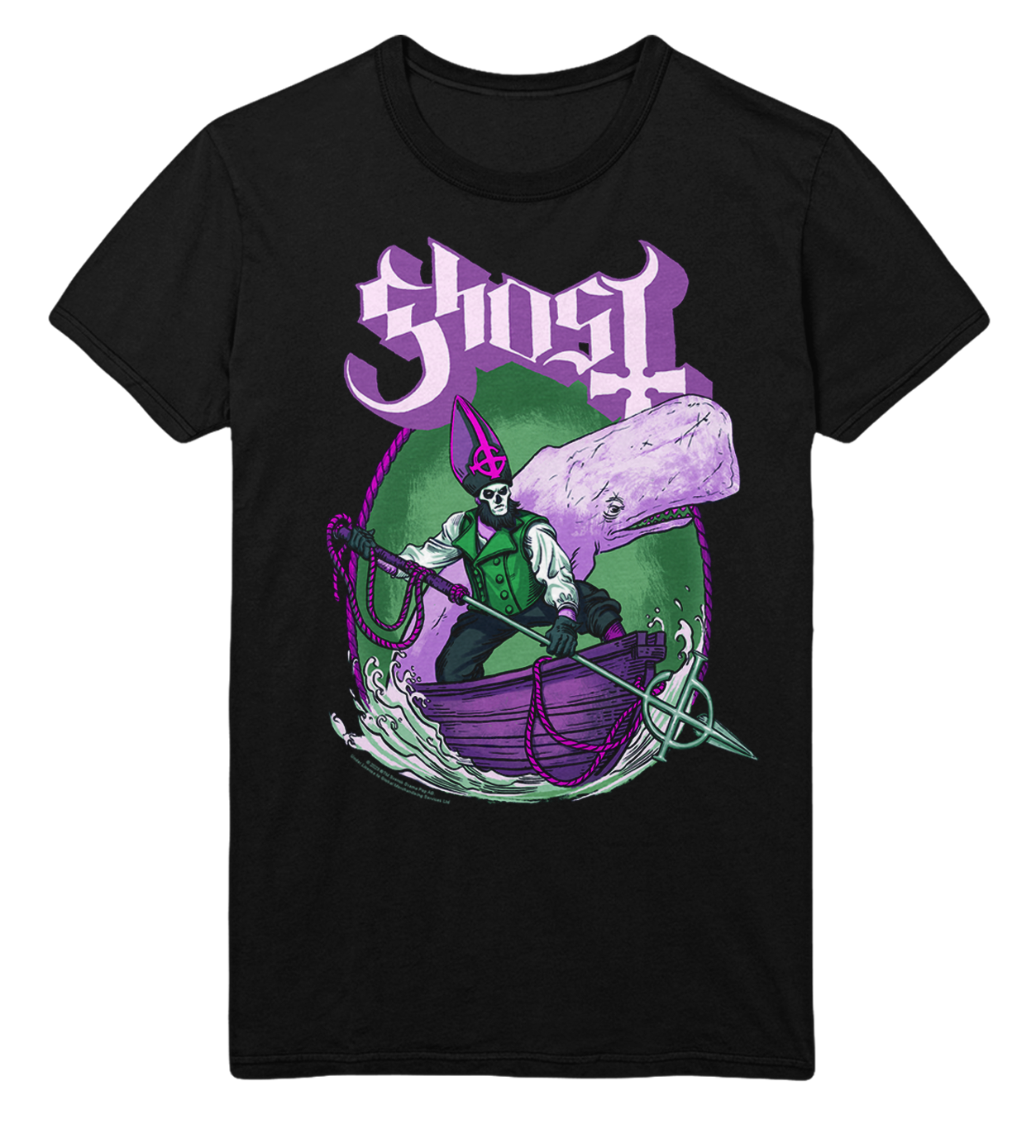 Ghost High Seas Jumbo Print Mens T Shirt
