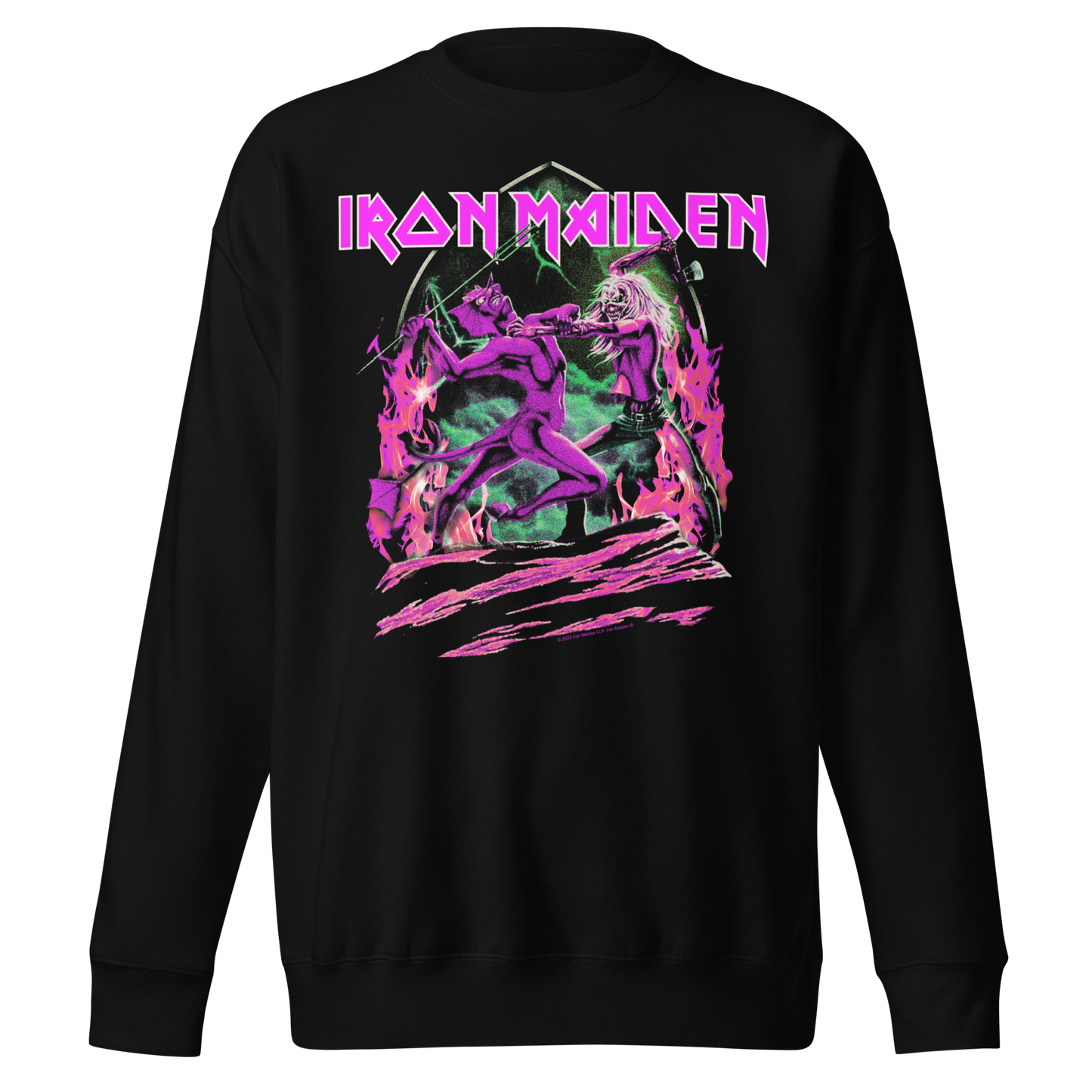 Iron Maiden Devil's Fight Jumbo Print Sweatshirt