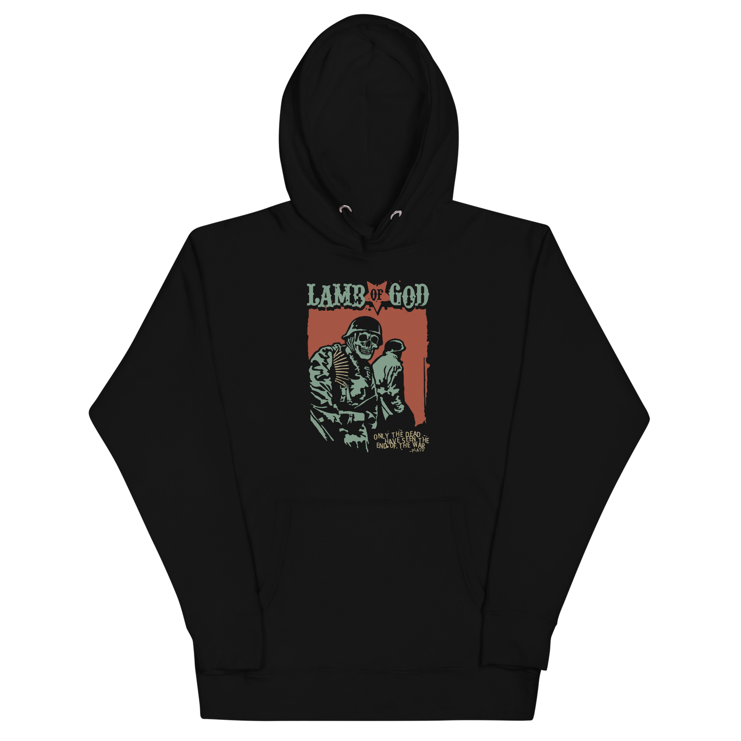 Lamb of God Skeleton Army Plato Quote Classic Hoodie