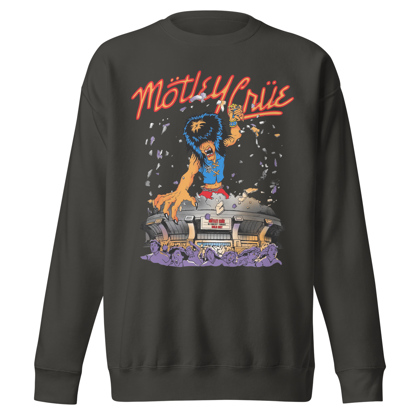 Motley Crue Allister Dome Jumbo Print Sweatshirt