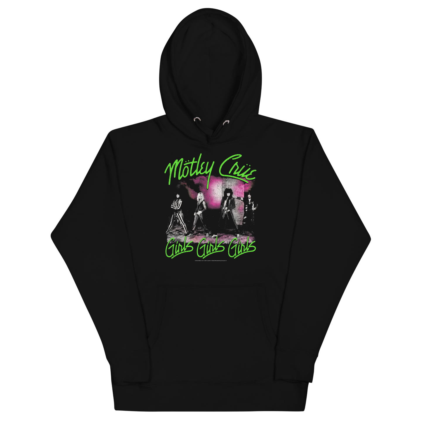 Motley Crue Green Girls Classic Hoodie