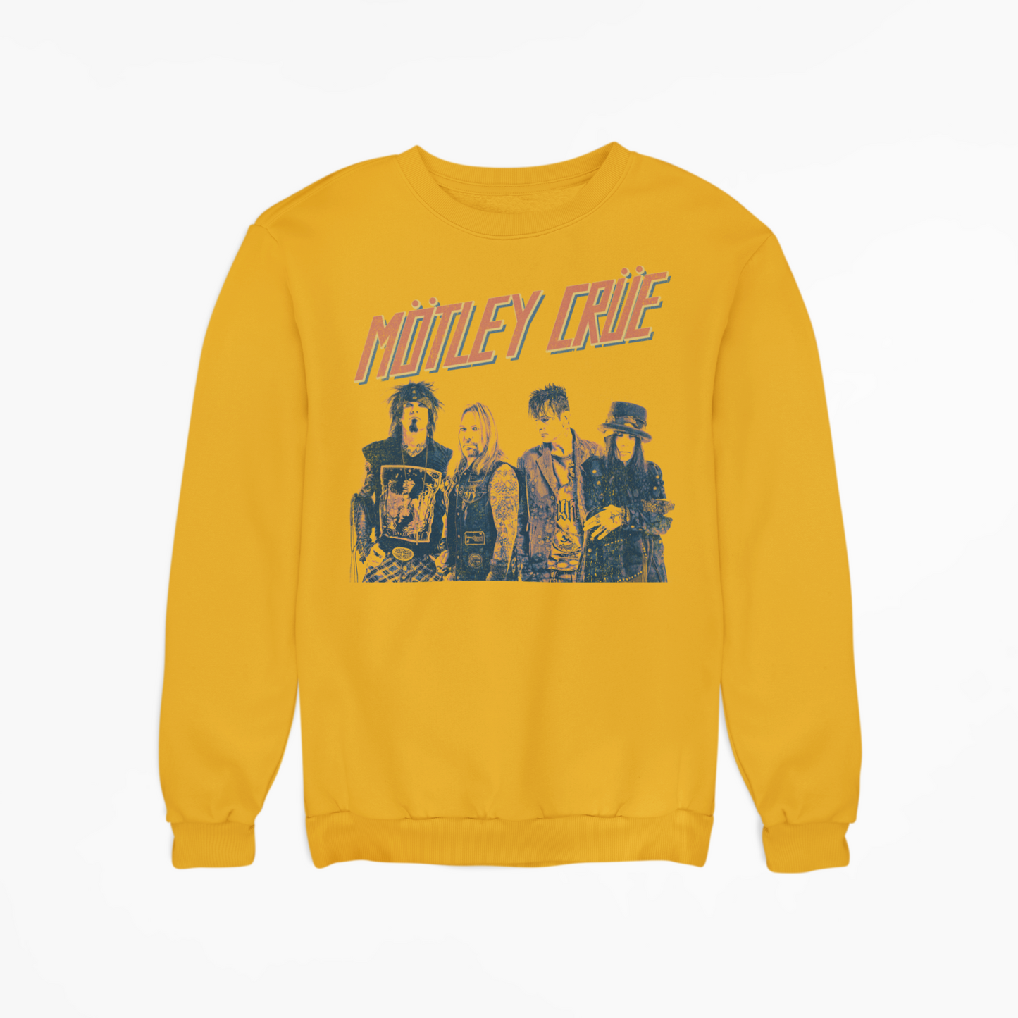 Motley Crue - Retro Boomin Jumbo Print Sweatshirt