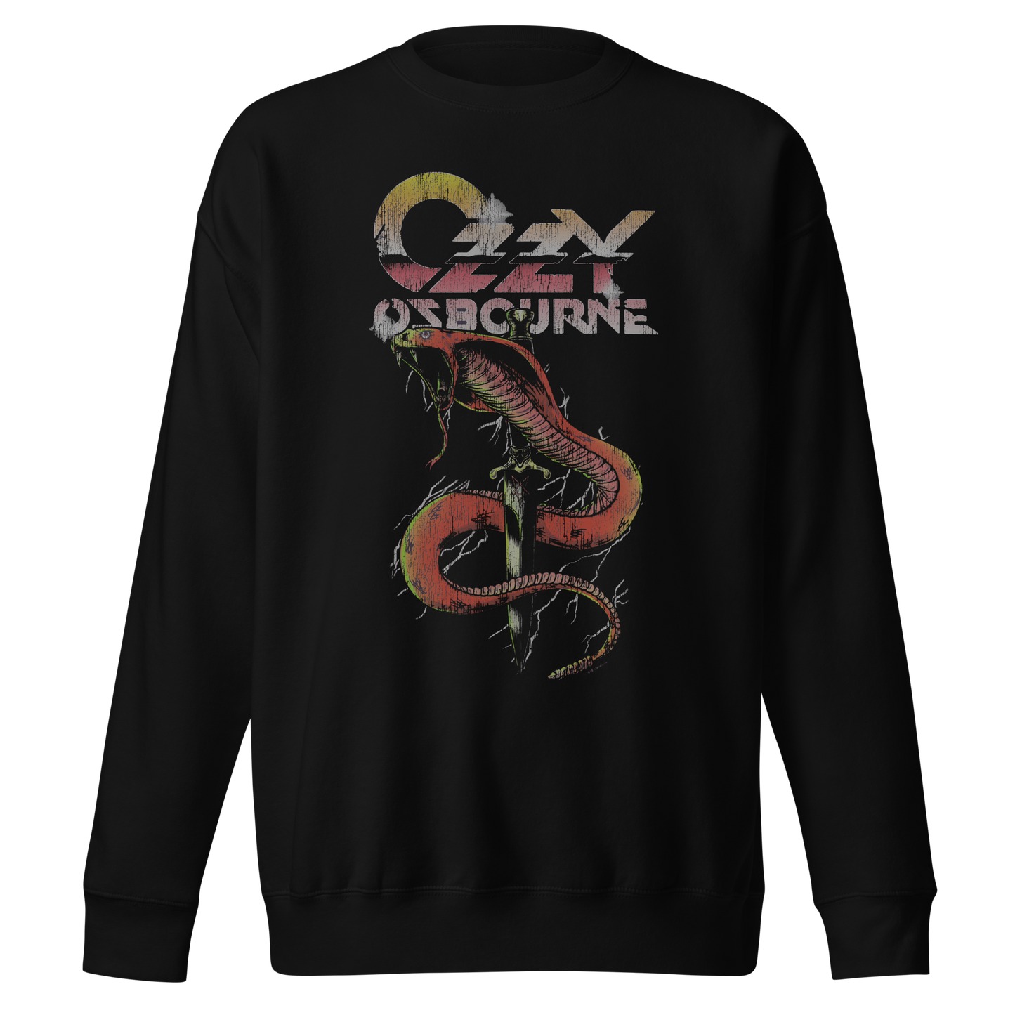 Ozzy Osbourne Snake Bite Jumbo Print Sweatshirt