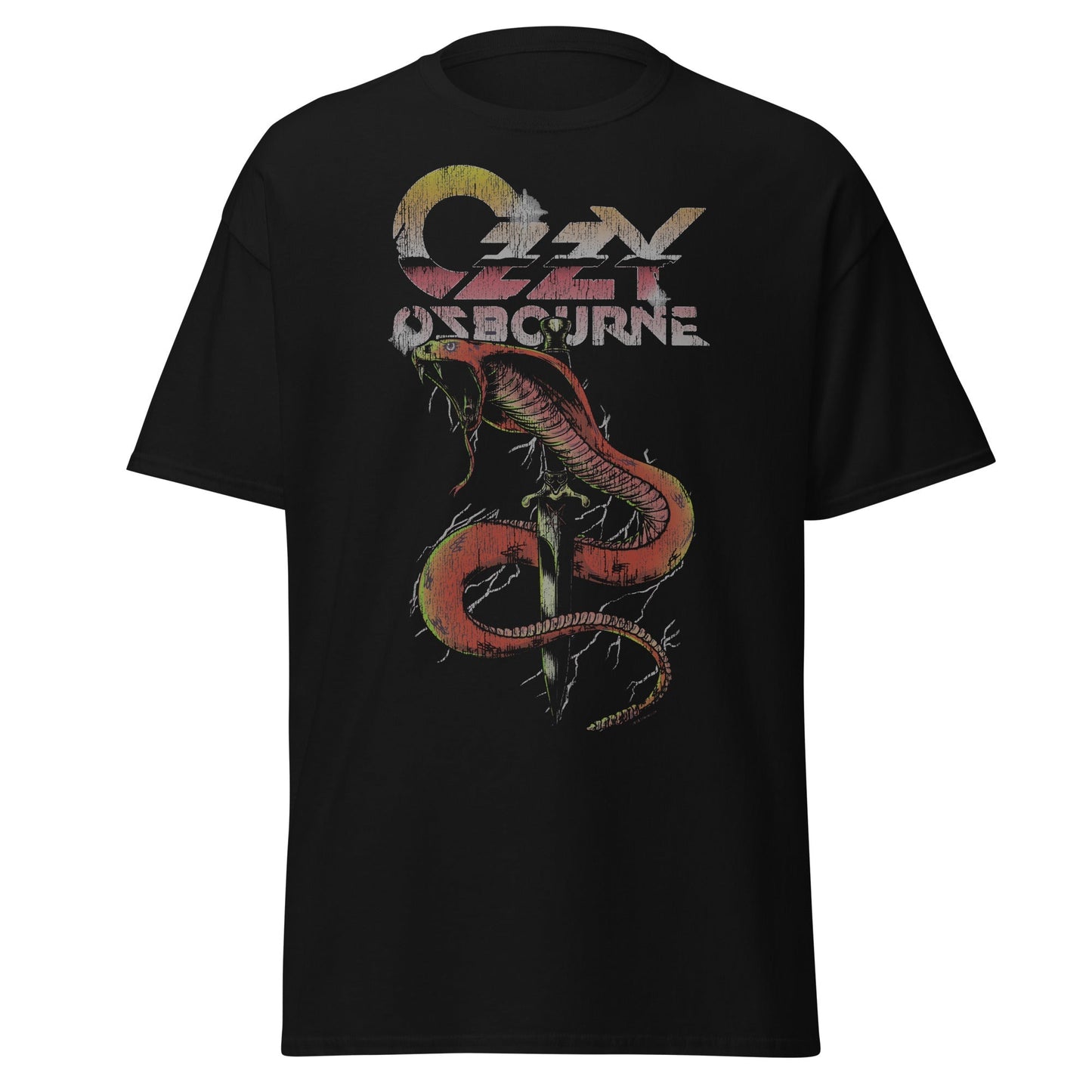 Ozzy Osbourne Snake Bite Jumbo Print Mens T Shirt