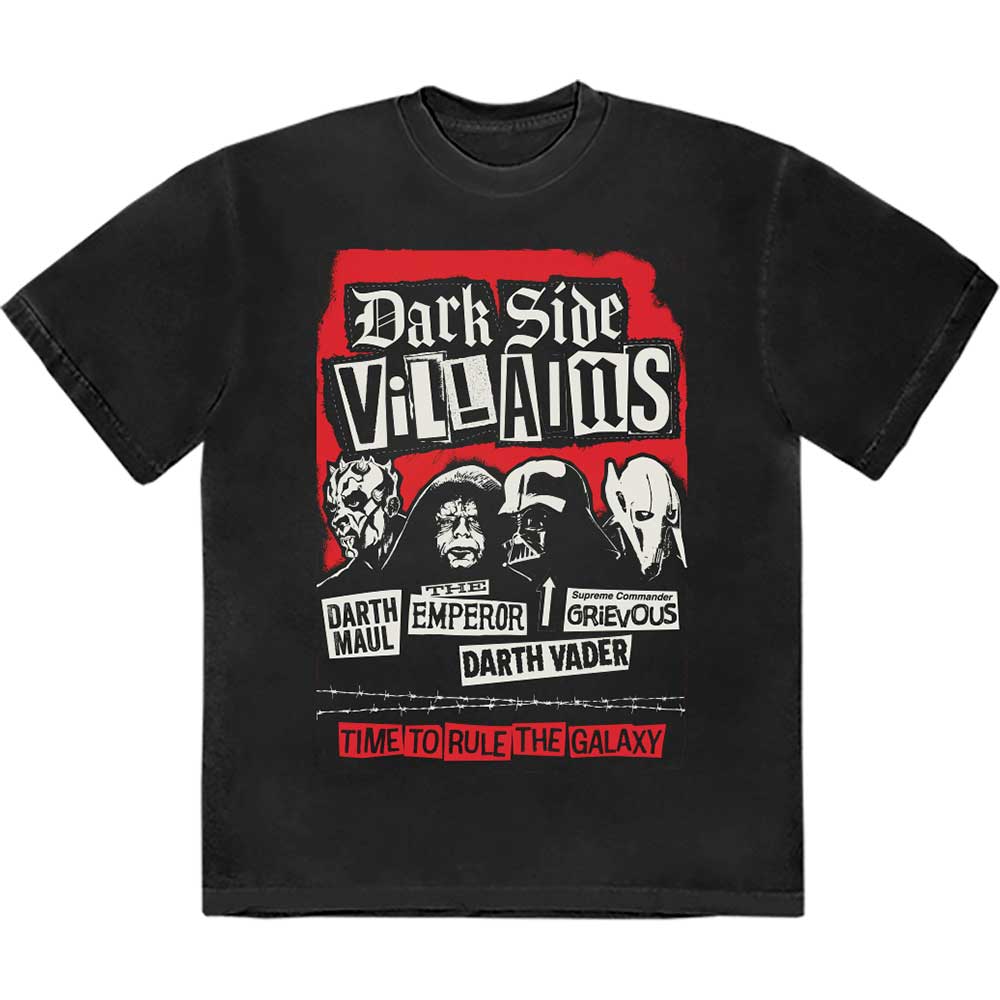 Star Wars Dark Side Villains Mens T Shirt