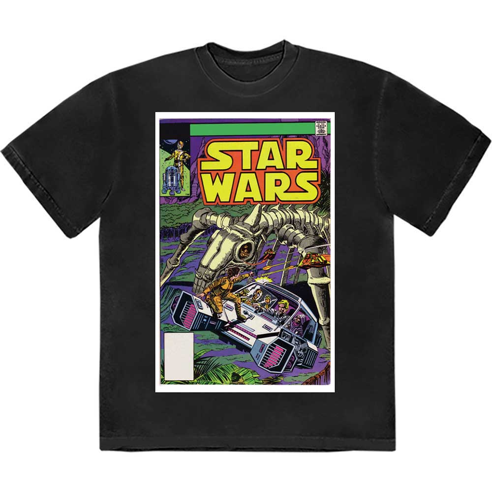 Star Wars Flight Comic Cover Mens T Shirt