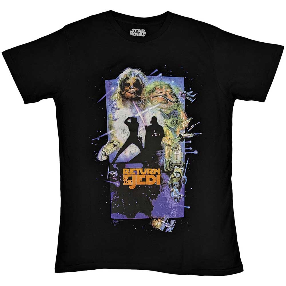 Star Wars Return Of The Jedi Poster Mens T Shirt