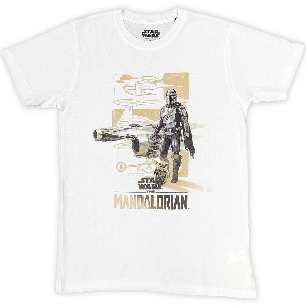 Star Wars The Mandalorian Din & Grogu Mens T Shirt