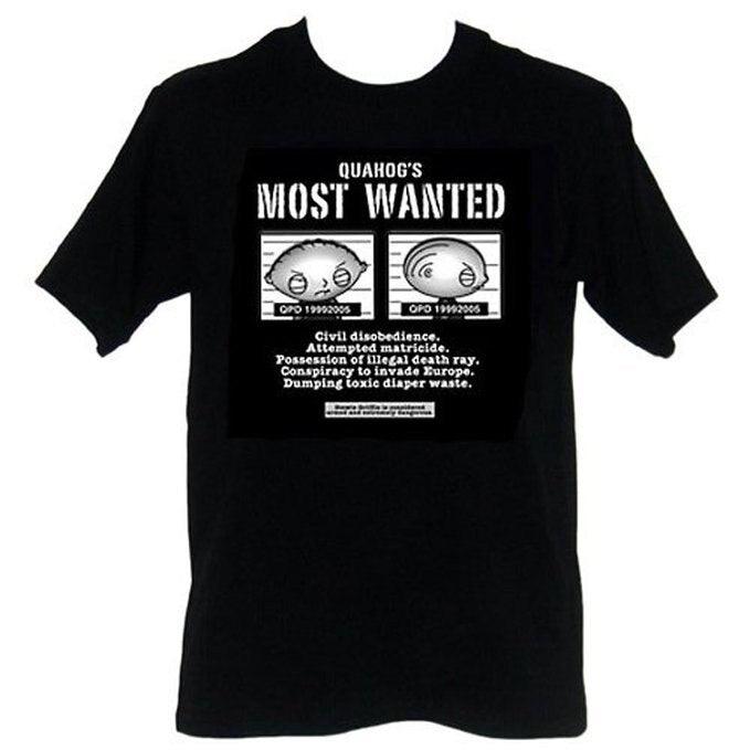Stewie Most Wanted T Shirt