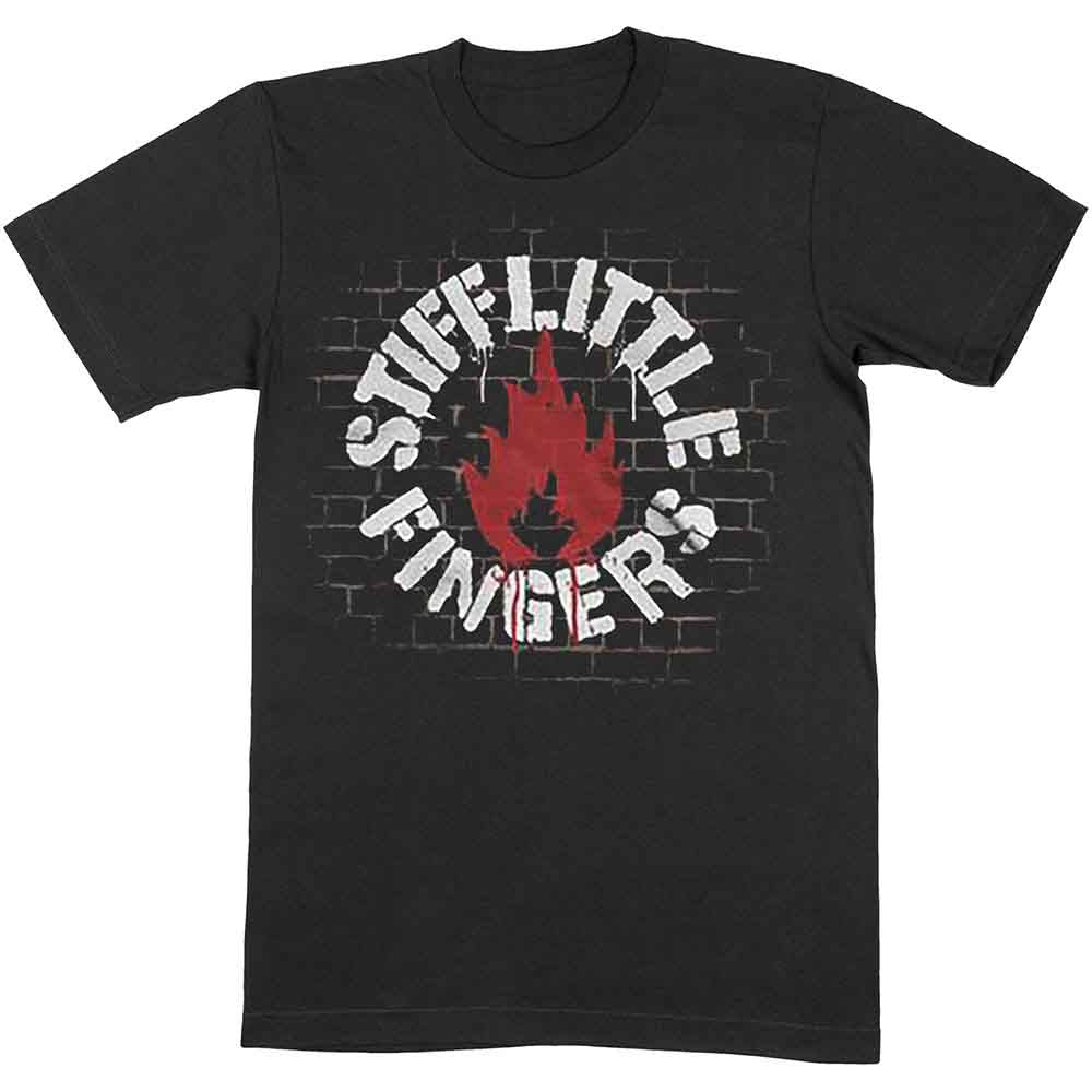 Stiff Little Fingers Wall Mens T Shirt