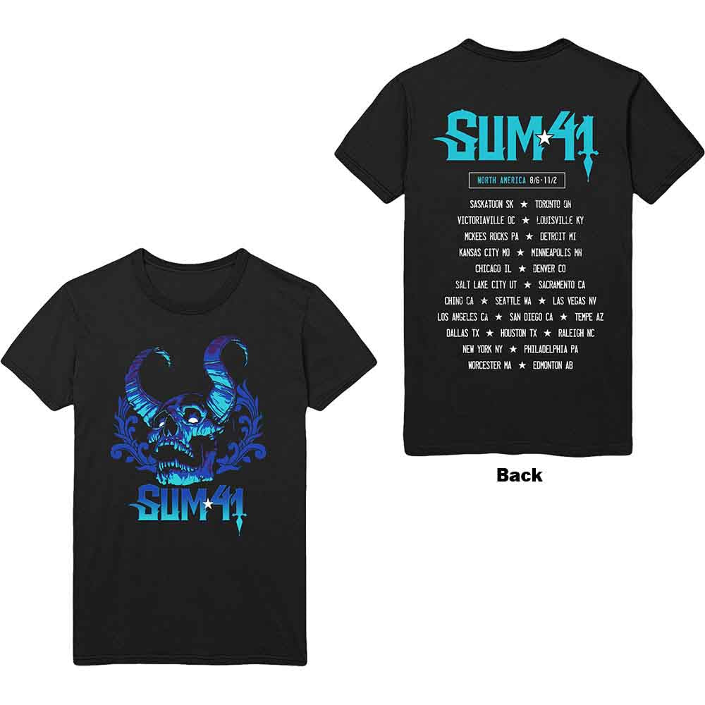 Sum 41 Blue Demon Mens T Shirt