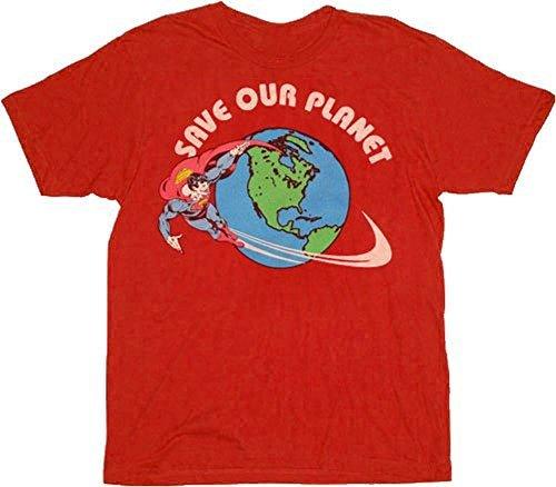 Superman Save Our Planet T Shirt