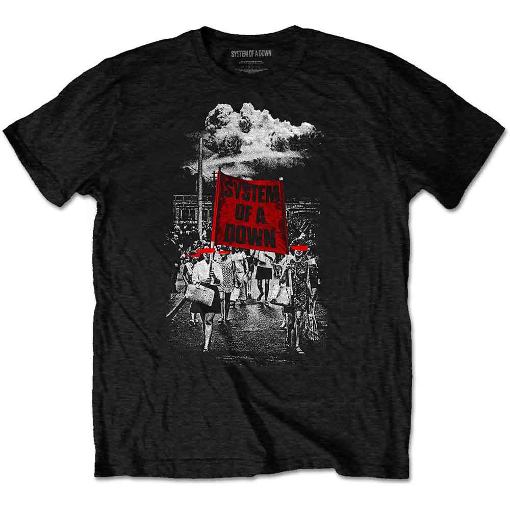 System Of A Down Banner Marches Mens T Shirt