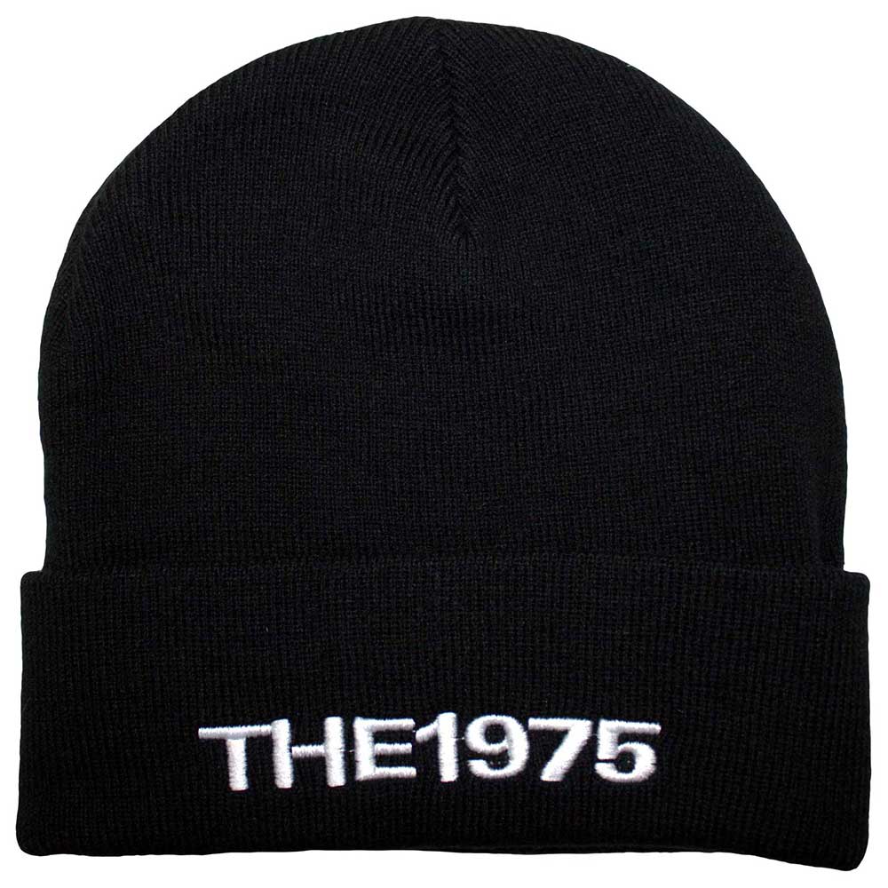 The 1975 Bold Logo Beanie Hat Black
