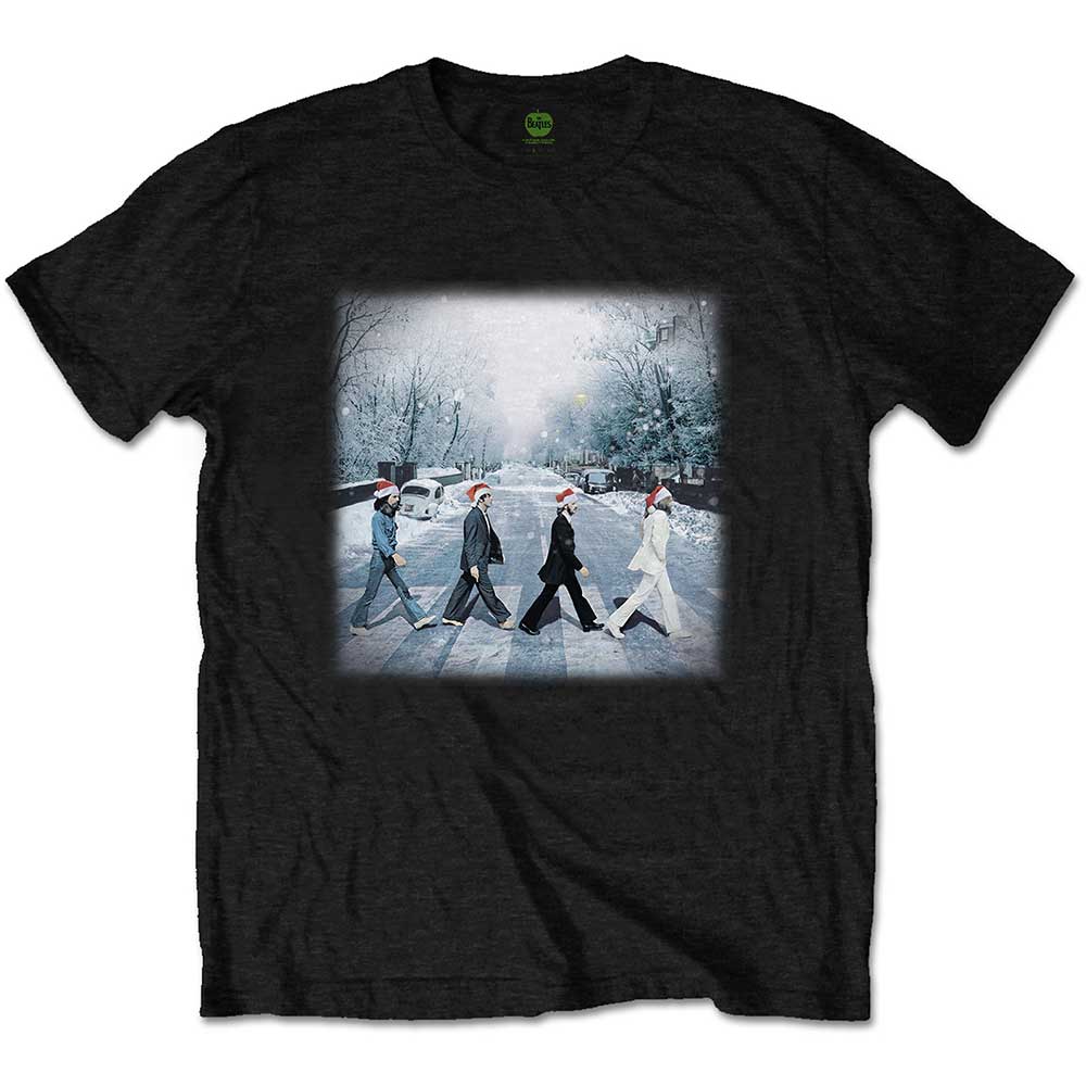 The Beatles Abbey Christmas Mens T Shirt