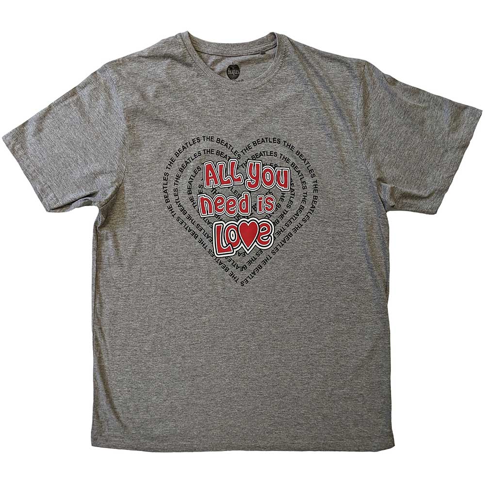 The Beatles All You Need Is Love Heart Mens T Shirt