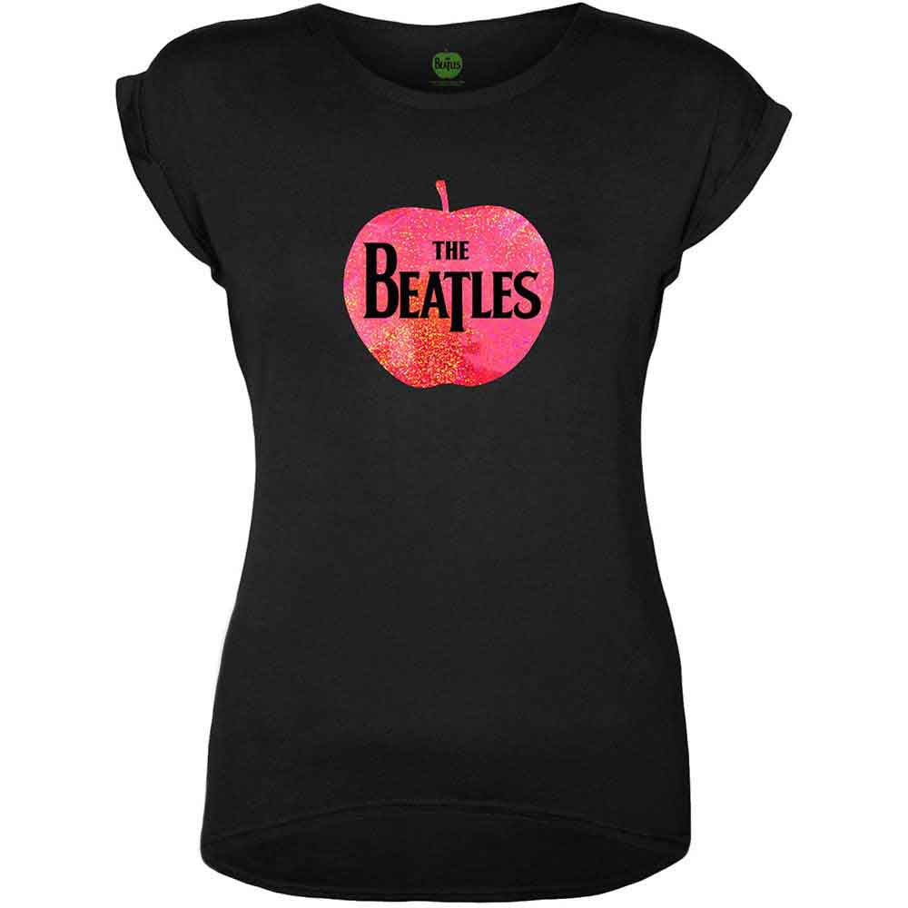 The Beatles Apple Logo Womens T Shirt
