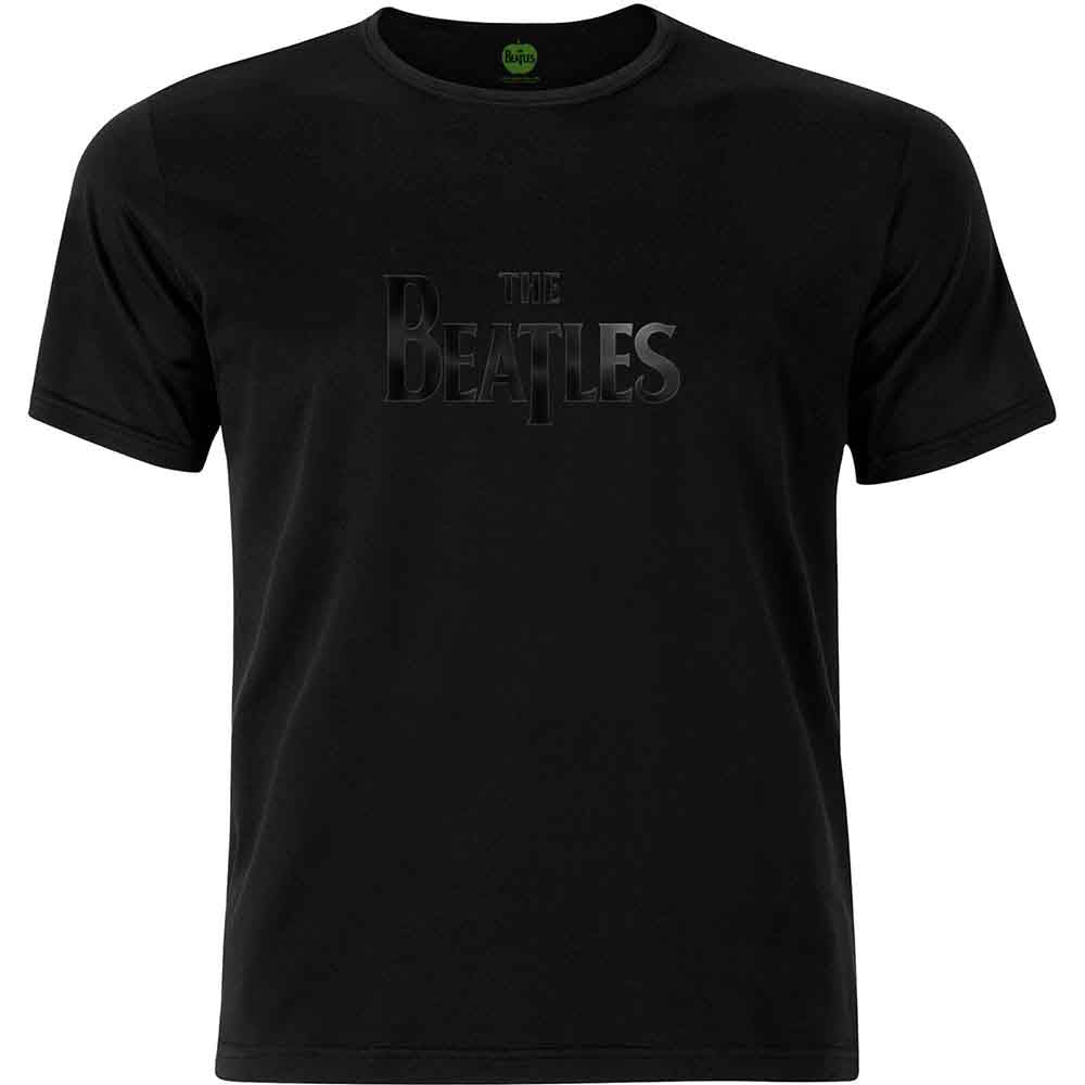 The Beatles Drop T Black-On-Black Mens T Shirt