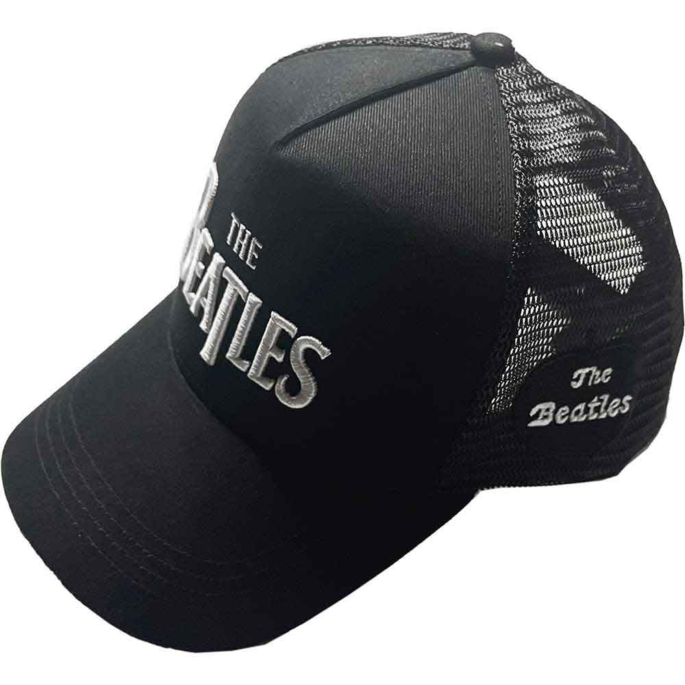 The Beatles Drop T Logo & Apple Hat Black