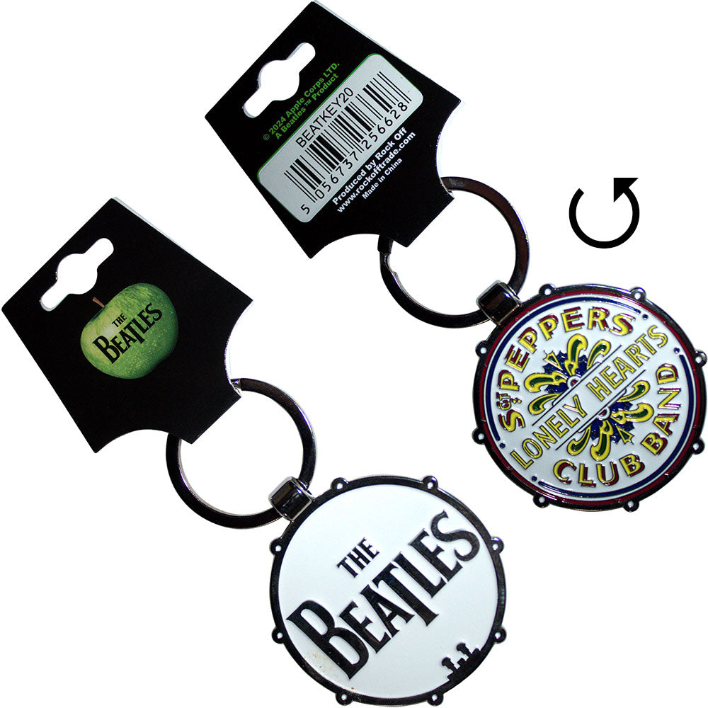 The Beatles Drop T/Sgt Pepper Drum Keychain
