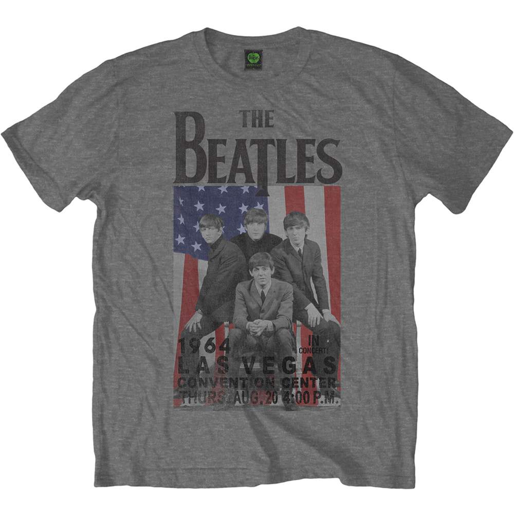 The Beatles Flag/Vegas Mens T Shirt