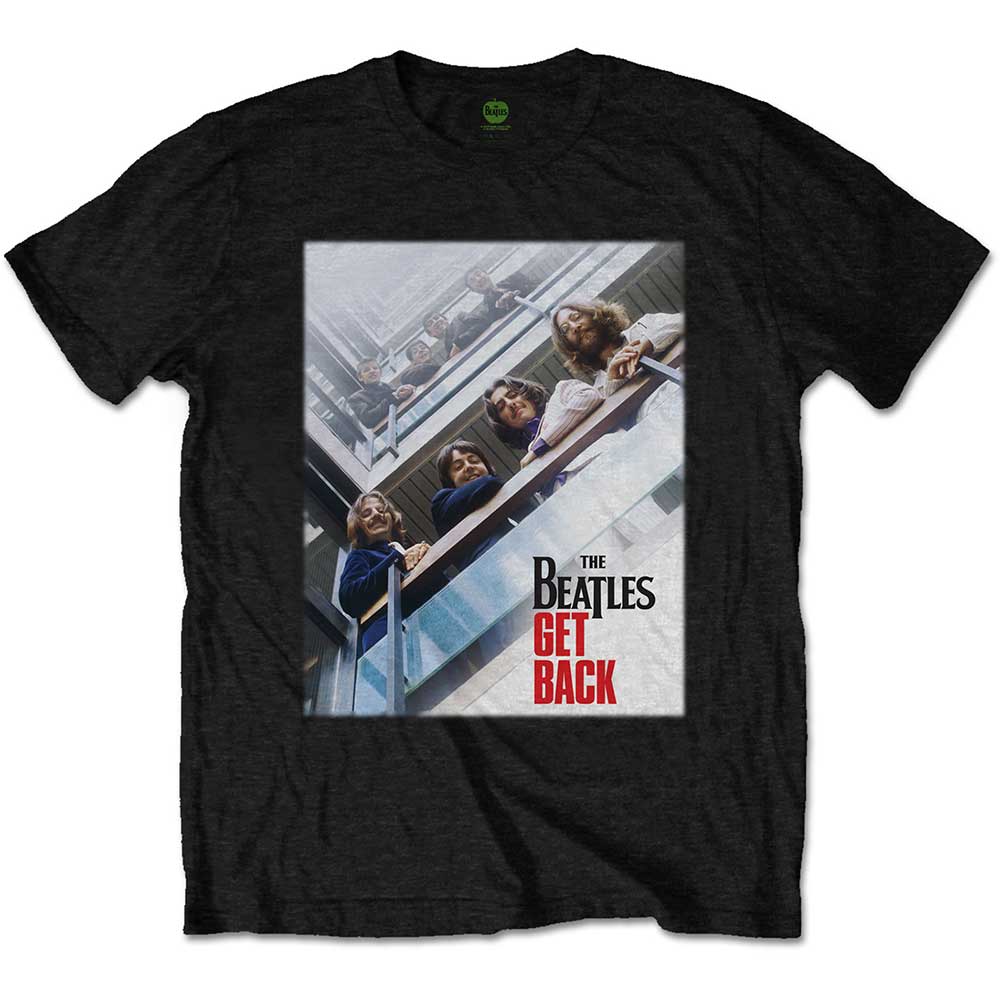 The Beatles Get Back Poster Mens T Shirt