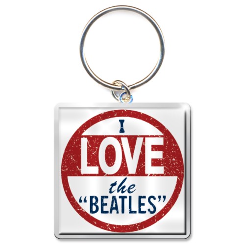 The Beatles I Love the Beatles Keychain