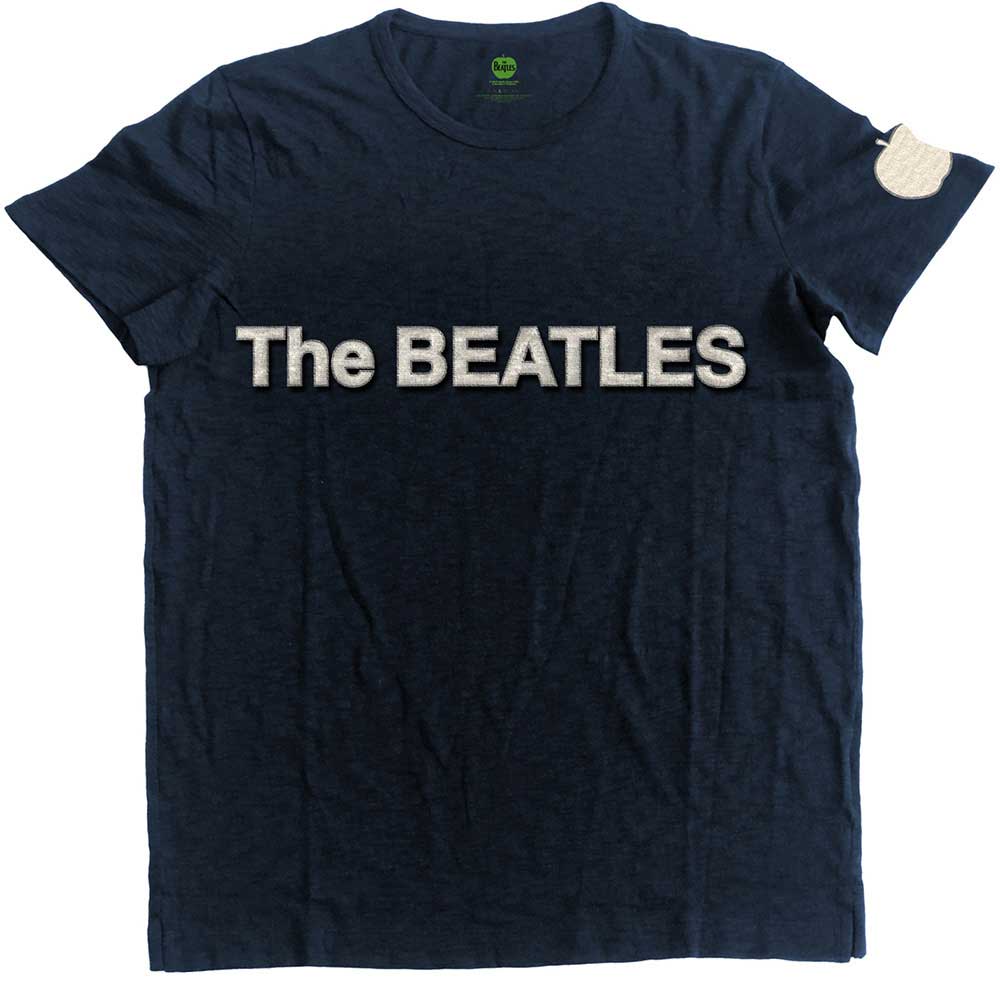 The Beatles Logo & Apple Mens T Shirt
