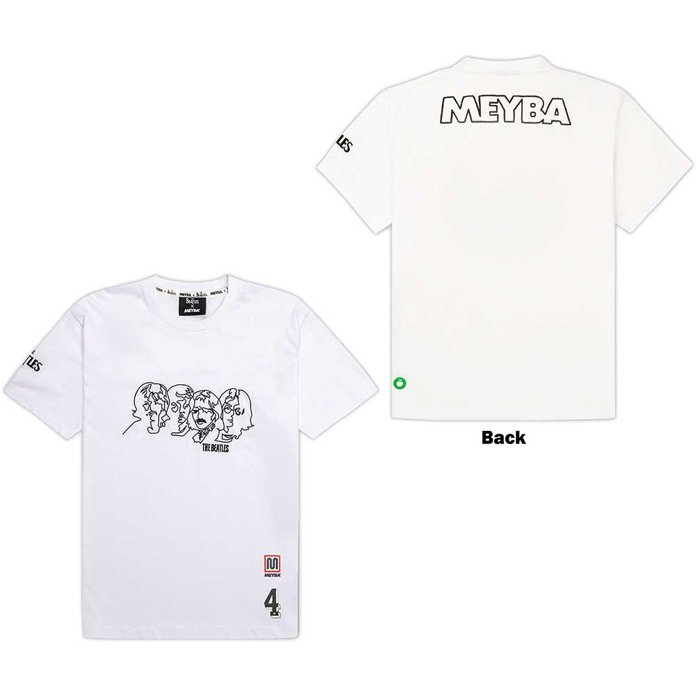 The Beatles Meyba Embroidered Mens T Shirt