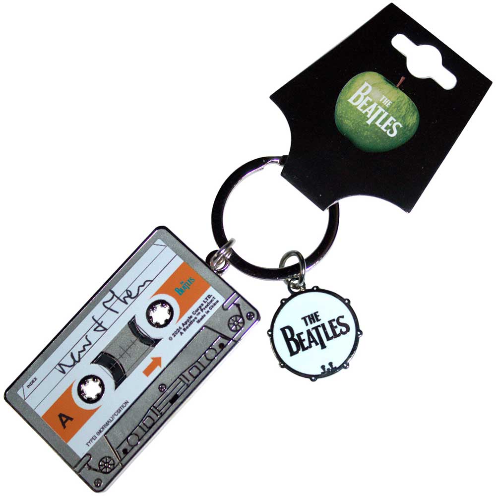 The Beatles Now & Then Cassette Keychain