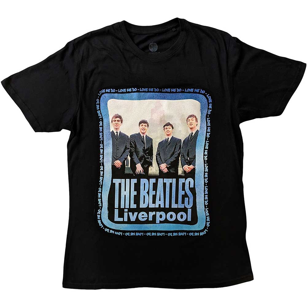 The Beatles Pier Head Frame Mens T Shirt