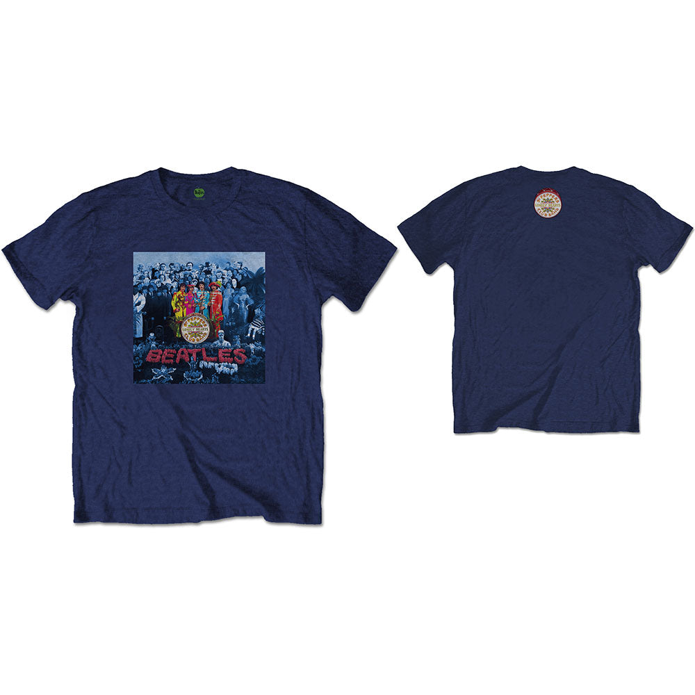 The Beatles Sgt Pepper Blue Mens T Shirt