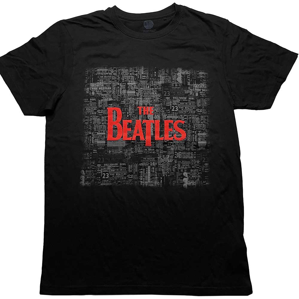 The Beatles Tickets & Logo Mens T Shirt