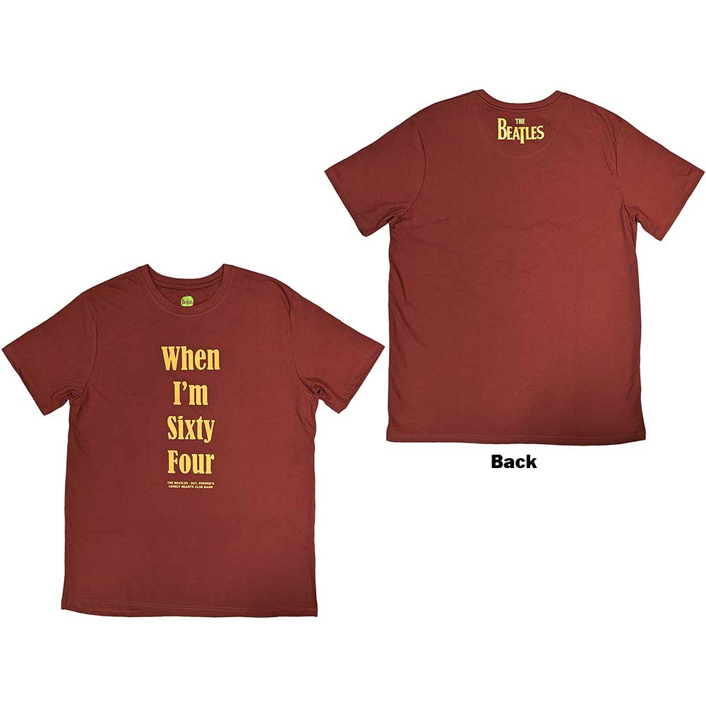 The Beatles When I'm Sixty Four Mens T Shirt